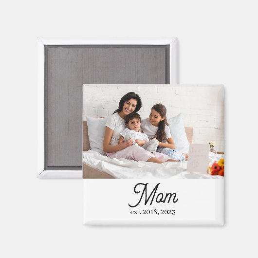 Custom Mom Established Magnet (Vorderseite/Rückseite)