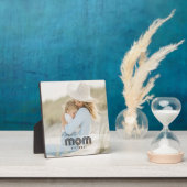 Custom Mom Established Modern Retro Script Photo Fotoplatte (InSitu)