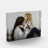 Custom Mom Established Modern Script Fotoblock (Links)