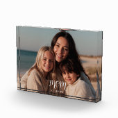 Custom Mom Established Modern Script  Fotoblock (Rechts)