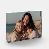 Custom Mom Established Modern Script  Fotoblock (Links)