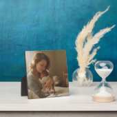 Custom Mom Established Modern Script Photo Fotoplatte (InSitu)