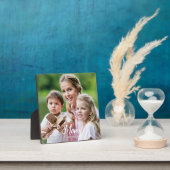 Custom Mom Established Modern Script Photo Fotoplatte (InSitu)