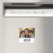 Custom Mom Established Modern Script Photo Magnet (In Situ (Geschirrspüler))