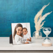Custom Mom Established Modern Script Photo Plaque Fotoplatte (InSitu)
