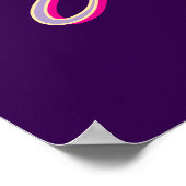 Custom Mom Typography Design,  Poster (Ecke)