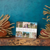 Custom Momma Kids Names Foto Collage Fotoplatte (Seite)