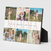 Custom Momma Kids Names Foto Collage Fotoplatte (Seite)