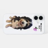 Custom “Momma’s Girl” Dog iPhone 16 Case Hülle (Rückseite (Horizontal))