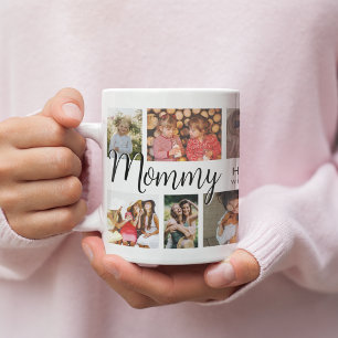 Custom Mommy 12 Foto Collage Kaffee Kaffeetasse