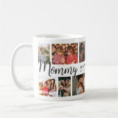Custom Mommy 12 Foto Collage Kaffee Kaffeetasse (Links)