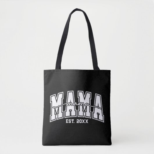 Custom Mommy Est.Year Personalized Mom Established Tasche (Vorderseite)