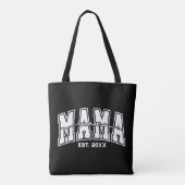 Custom Mommy Est.Year Personalized Mom Established Tasche (Rückseite)
