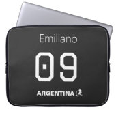 Custom Monochromatic Argentinian National Team  Laptopschutzhülle (Vorderseite)