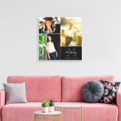 Custom Monogram Abschluss 2014 Foto Collage Leinwanddruck (Insitu (Wohnzimmer))