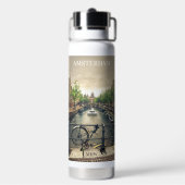 Custom Monogram Amsterdam Trinkflasche (Hinten)