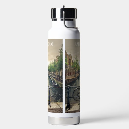 Custom Monogram Amsterdam Trinkflasche (Links)