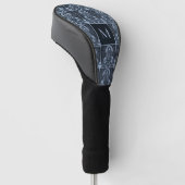 Custom Monogram Art Deco Golf Headcover (angewinkelt)