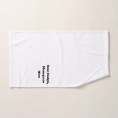 Custom Monogram Badhandtuch Set (Handtuch)