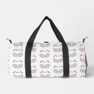 Custom Monogram Badminton Duffle Bag
