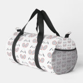 Custom Monogram Badminton Duffle Bag (Rechte Ecke)