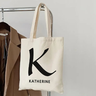 Custom Monogram Bag, Gift for Her, Mama & Students Tragetasche