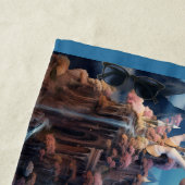 Custom Monogram Beautiful Unicorns Strandtuch (Beispiel)