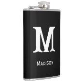 Custom Monogram Beer Flask Flachmann (Rechts)