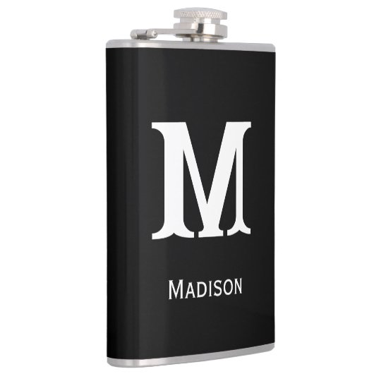 Custom Monogram Beer Flask Flachmann (Rechts)