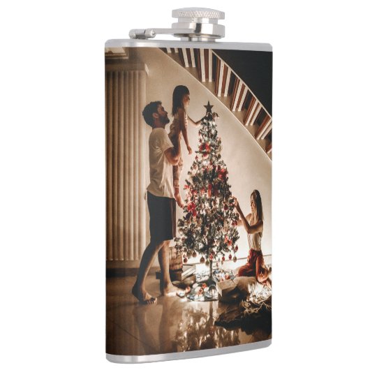 Custom Monogram Beer Flask Flachmann (Rechts)