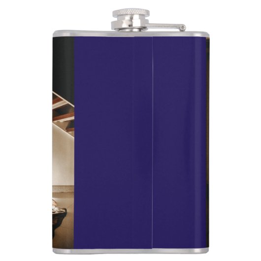 Custom Monogram Beer Flask Flachmann (Rückseite)