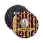 Custom Monogram Birthday Gift Ehefrau, Bridge, Fri Flaschenöffner (Vorderseite)