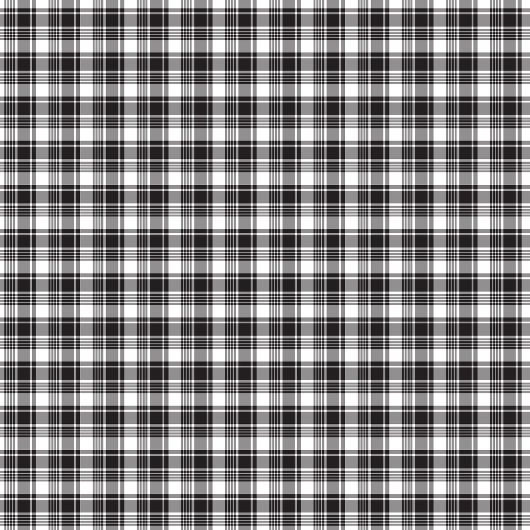 Custom Monogram Black White Buffalo Plaid Blanket Fleecedecke