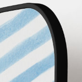 Custom Monogram Blue Striping Pickleball Paddle (Linke Seite)