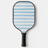 Custom Monogram Blue Striping Pickleball Paddle (Rückseite)