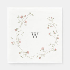 Custom Monogram Bohemisch Wedkin Napkin Serviette