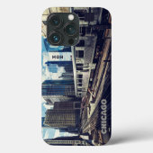 Custom Monogram Chicago USA Case-Mate iPhone Hülle (Rückseite)