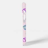 Custom Monogram Coastal Seashell Pearl Ocean Gesch Case-Mate iPhone Hülle (Rückseite / Links)