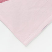 Custom Monogram Coastal Seashell Pearl Ocean Gesch Fleecedecke (Ecke)