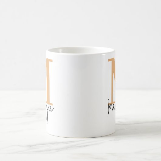 Custom Monogram Coffee Mug, Birthday Gift for Kids Kaffeetasse (Mittel)