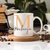 Custom Monogram Coffee Mug, Birthday Gift for Kids Kaffeetasse