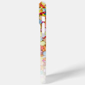 Custom Monogram Colorful Candy Ombre Case-Mate iPhone Hülle (Rückseite / Links)