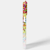 Custom Monogram Colorful Candy Ombre Case-Mate iPhone Hülle (Rückseite / Rechts)