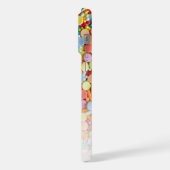 Custom Monogram Colorful Candy Ombre iPhone Hülle (Linke Seite)