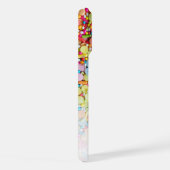 Custom Monogram Colorful Candy Ombre iPhone Hülle (Rechte Seite)