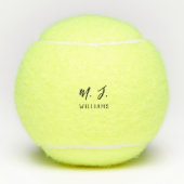 Custom Monogram Combo Schriftart Name Tennis Balls Tennisbälle (Vorderseite)