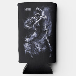 Custom Monogram Dancing Couple Selters Dosenkühler