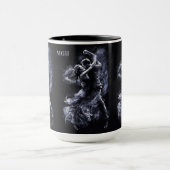 Custom Monogram Dancing Couple Tasse (Zentrum)