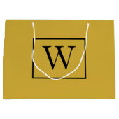 Custom Monogram Design Large Gift Bag for Any Occa Große Geschenktüte (Vorderseite)