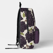 Custom Monogram Elderberry Elegance Backpack Bedruckter Rucksack (Links)